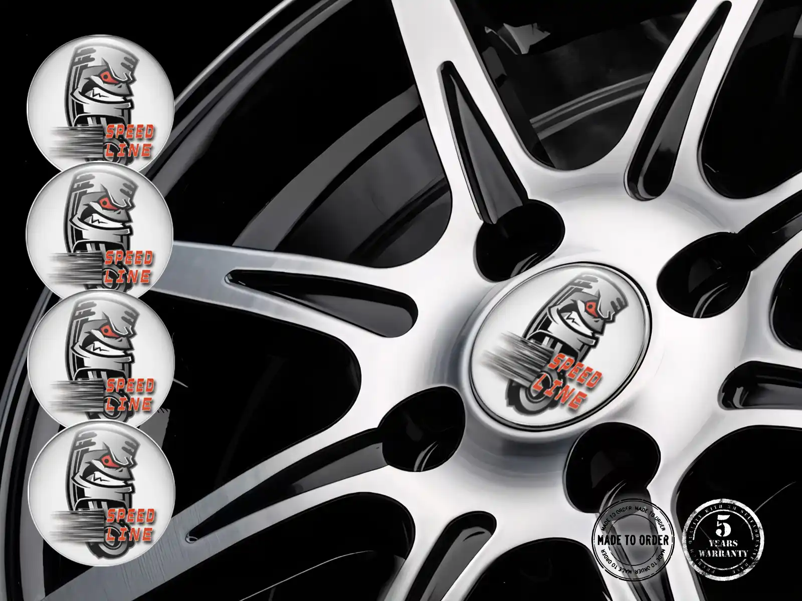 Domed label Custom Brand Premium Edition for Cars
